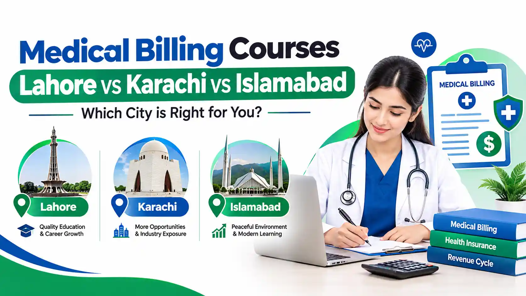 Medical Billing Courses Lahore vs Karachi vs Islamabad